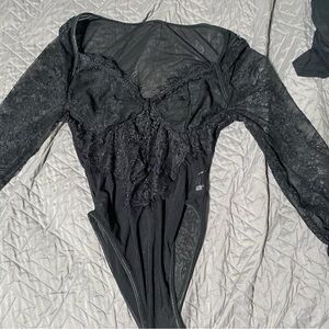 Woman’s Black Bodysuit